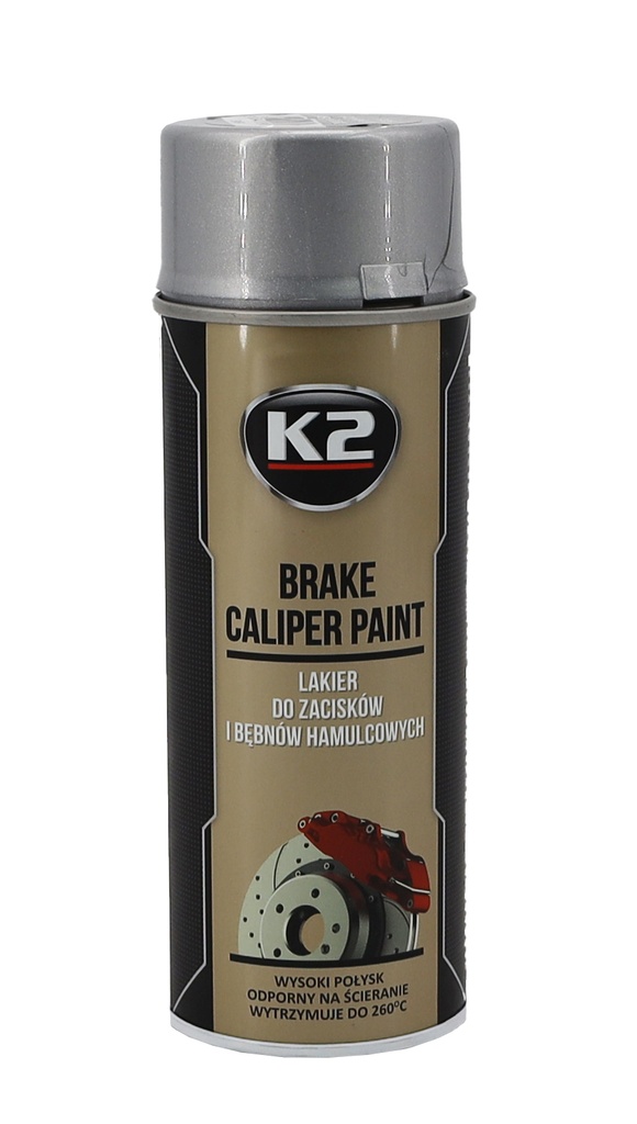 K2 Bremssattellack Spray 400ml SILBER