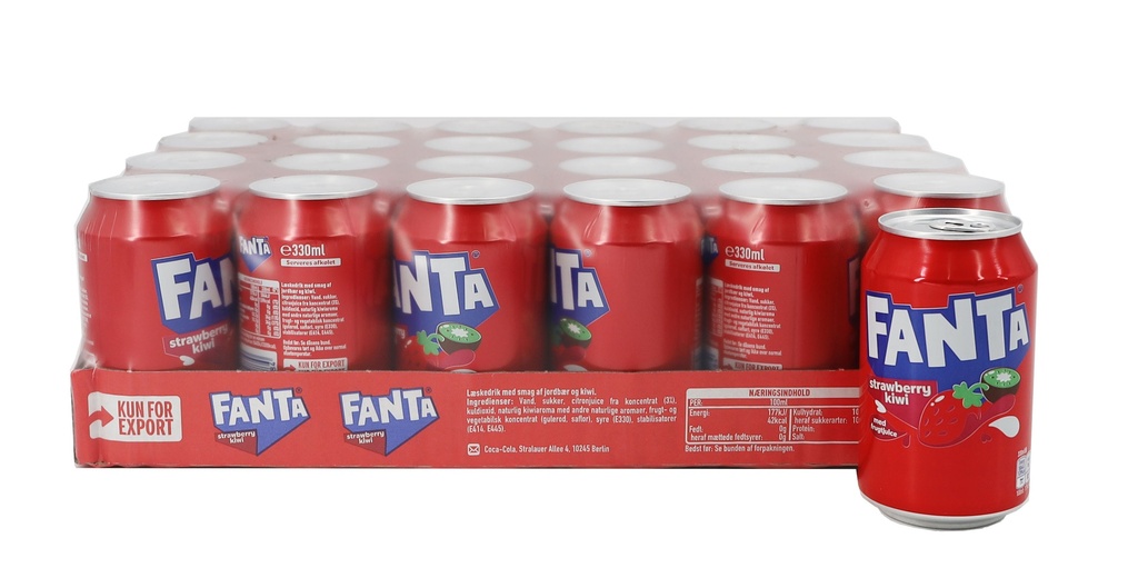 Fanta Strawberry & Kiwi (24 x 0,33 Liter Dosen)