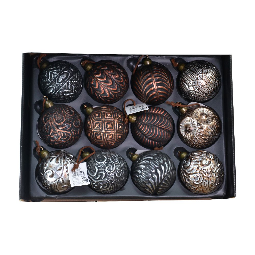 Weihnachtskugeln Glas "Deluxe" Ø 8cm | 1 Stück