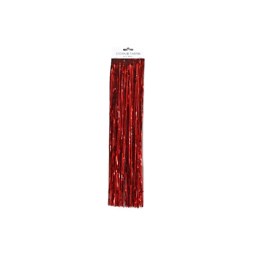Deko Lametta 50x40cm rot 