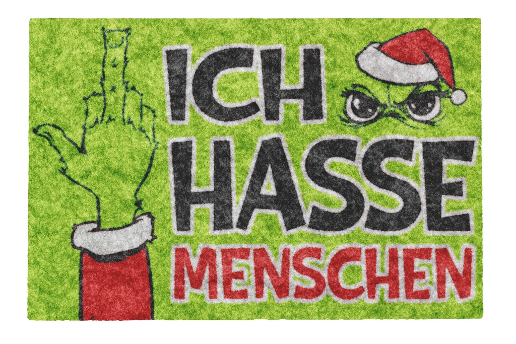 Schmutzfangmatte "Festtags-Muffel", 40x60cm