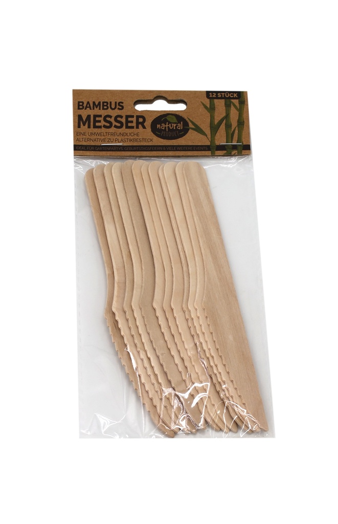 Einwegbesteck Messer 16cm 12er
