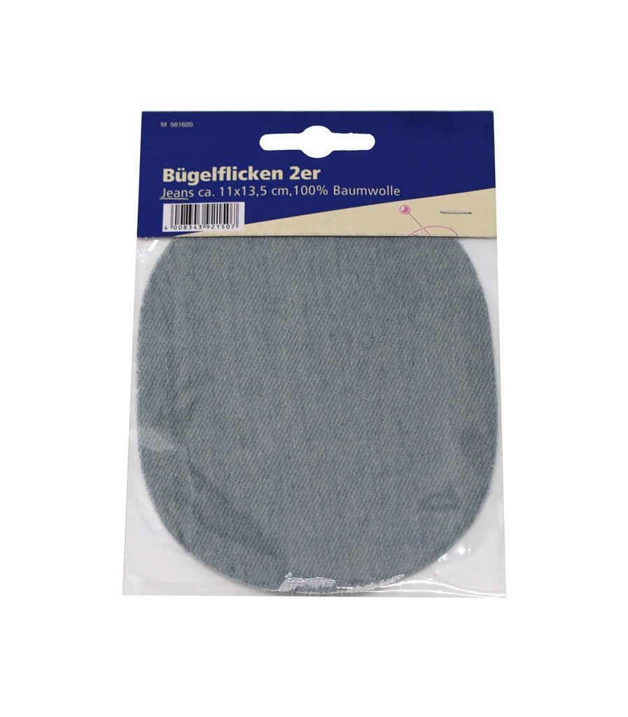 Jeans-Bügelflicken 2er