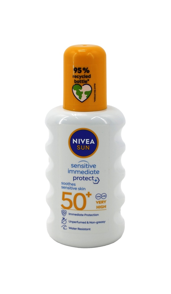 NIVEA Sun Sensitive Sofortschutzspray SPF50+ 200ML