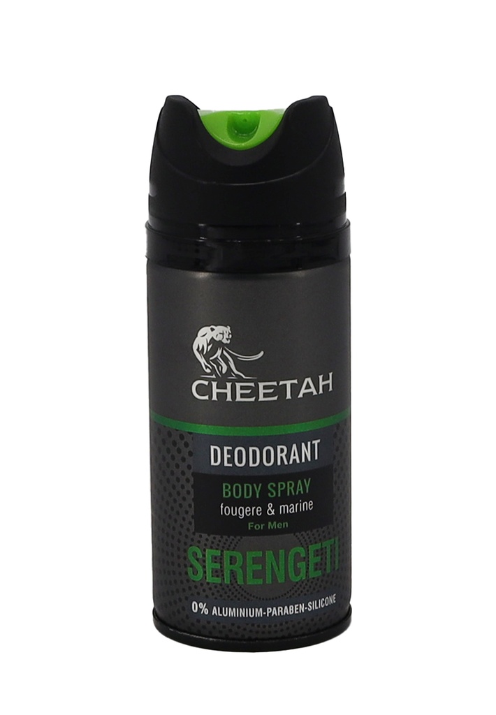 Cheetah Deospray 150ml Men Serengeti