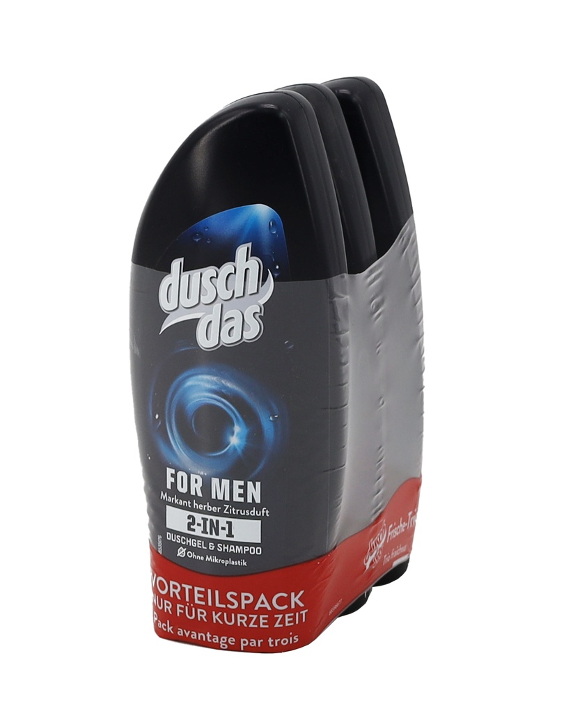 Duschdas Dusche 3x250ml For Men 3er Pack