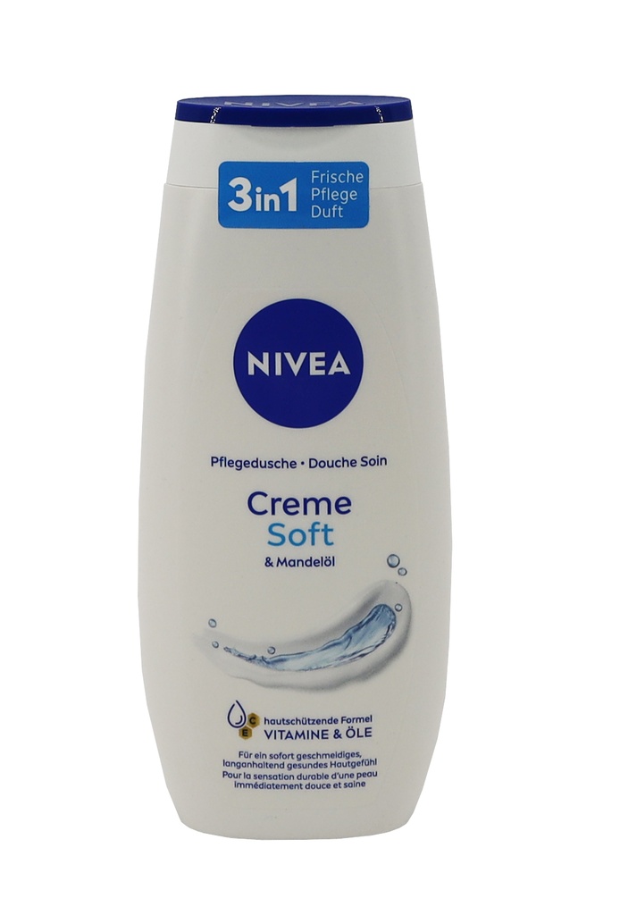 Nivea Dusche 250ml Pflegedusche Creme Soft & Man
