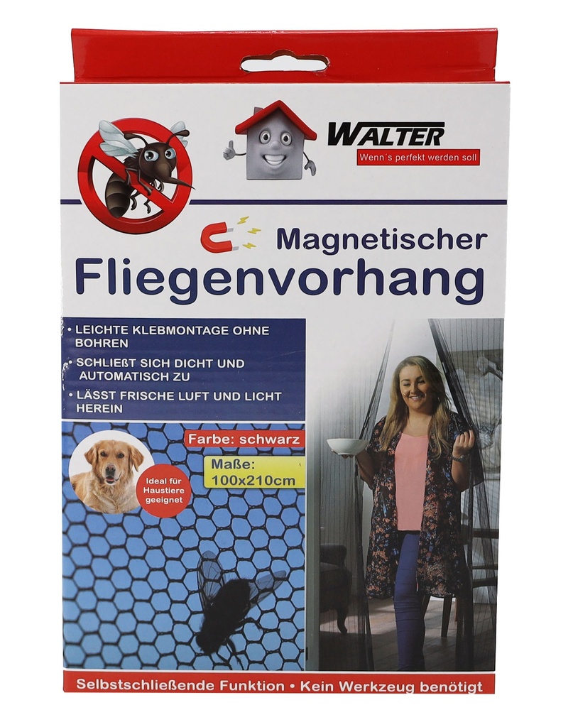 Insektenschutz "Magnetic" Türvorhang, 100x210cm