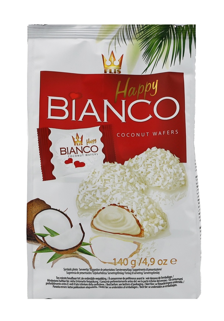 Happy Waffel 140g Coconut