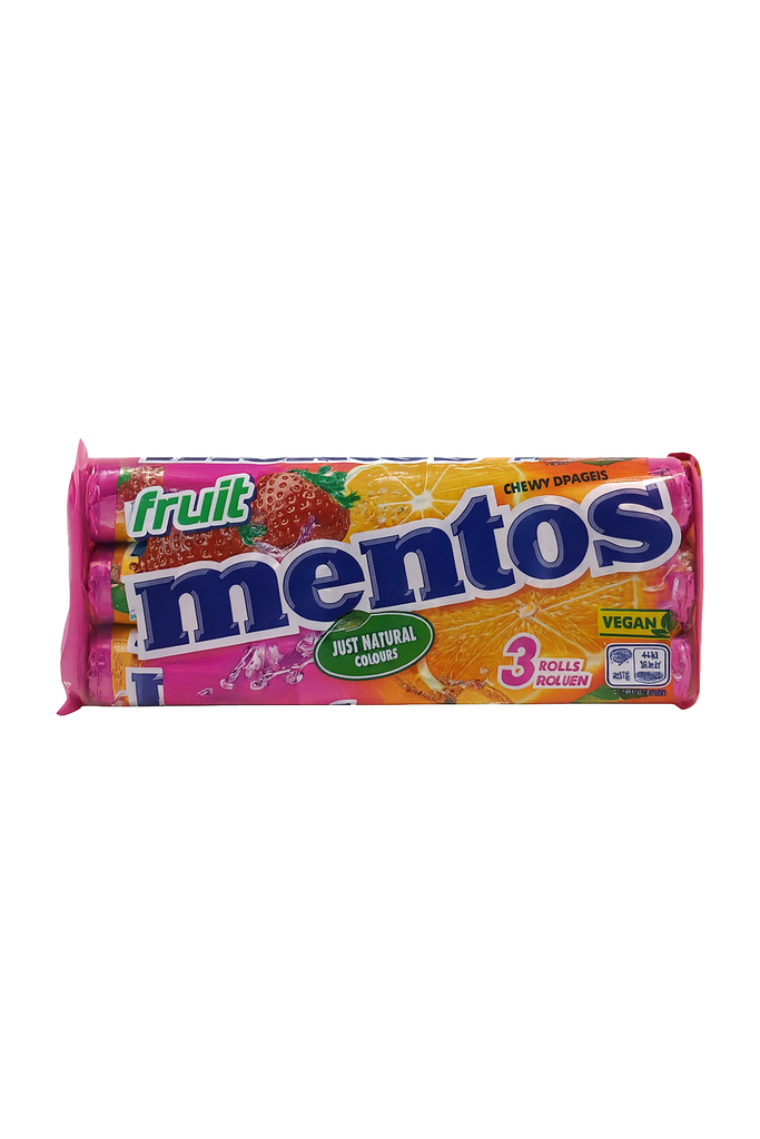 Mentos 3x38g Fruit