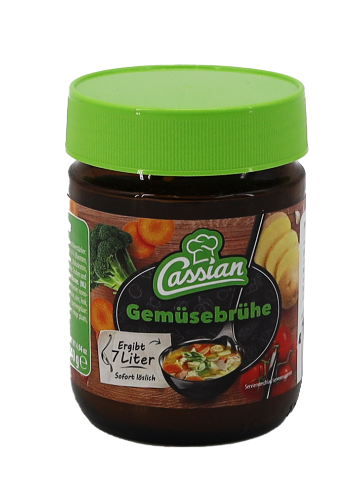 CASSIAN Klare Gemüsebrühe 140g GL