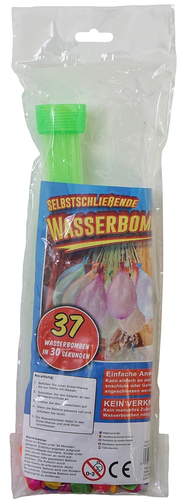 Wasserbomben-Füller für selbstschließende Wasserbomben, 37er