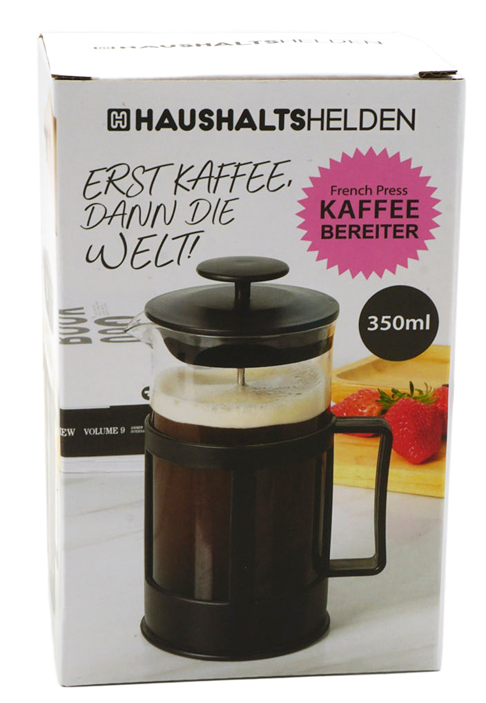 Kaffeemaker "French Press", 10x8x15,5cm, 350ml