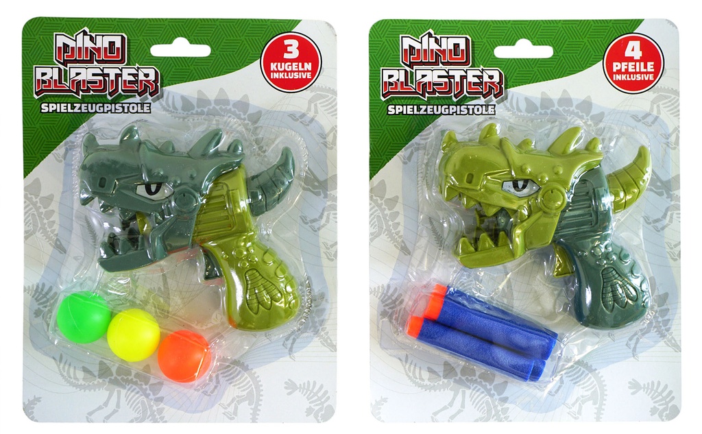 Spielzeug Pistole "Dinosaurier", 2 Designs