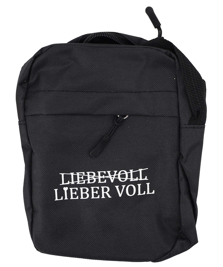Bauchtasche/Umhängetasche "LIEBER VOLL", 30x15cm