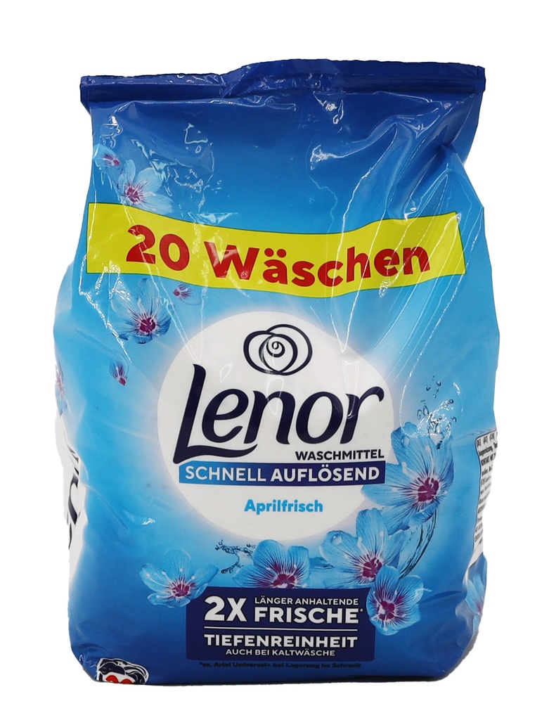 Lenor Waschpulver 1,2kg 20WL April Frisch