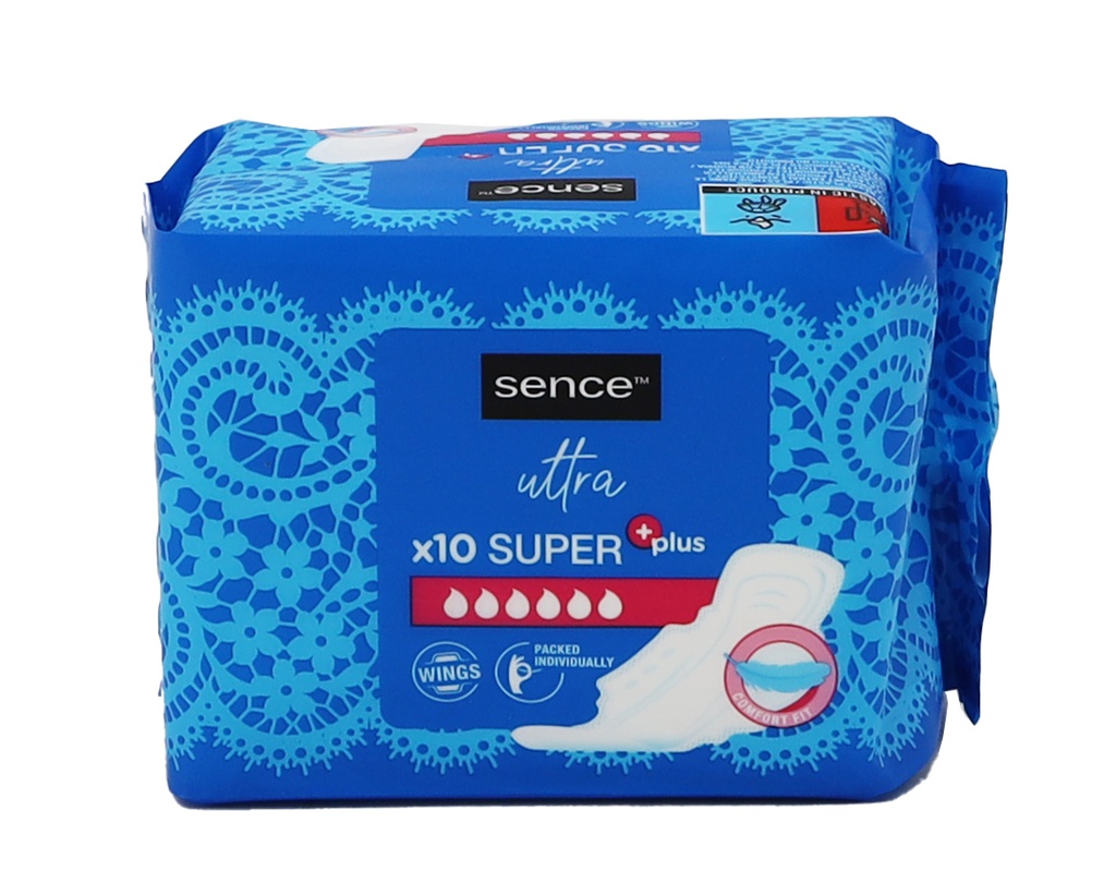 Sence Damenbinden 10 Stück Super Plus