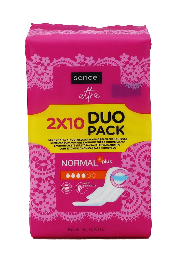 Sence Damenbinden 2x10Stück Normal Plus