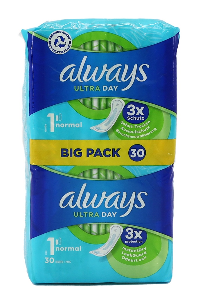 Always Ultra Damenbinden 30Stück Size Normal Day