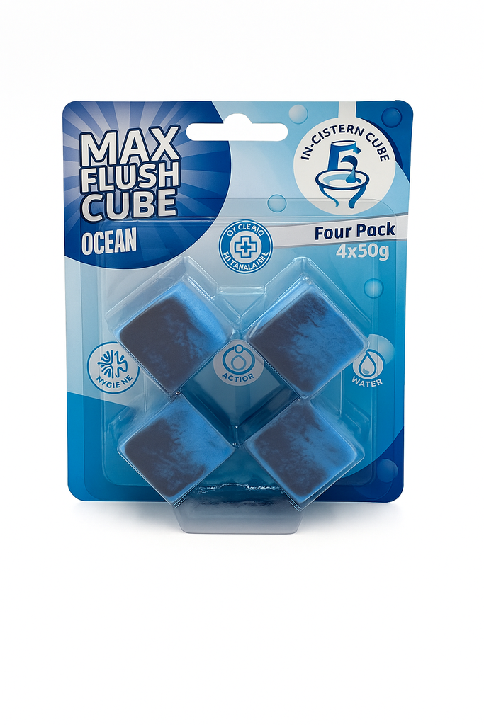 Max Flush Wc Stein Wasserkasten Tabs Ocean 4x50g