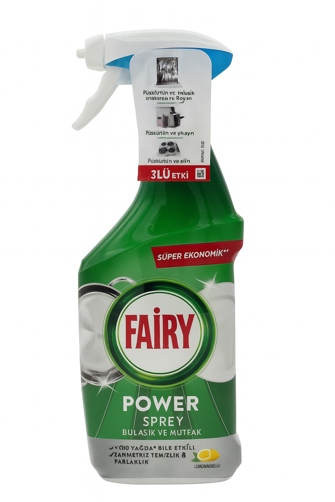 Fairy Geschirrspülmittel & Mehrzweckspray 800ml Spray Power Lemon
