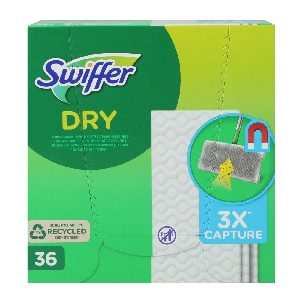 Swiffer Bodenreiniger 36Stück Nachfüller Dry Trocken