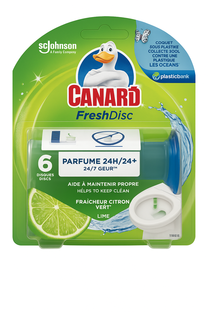 Canard =(WC-Ente) Frische Siegel Duft-WC-Reiniger Lemon Fresh 6x