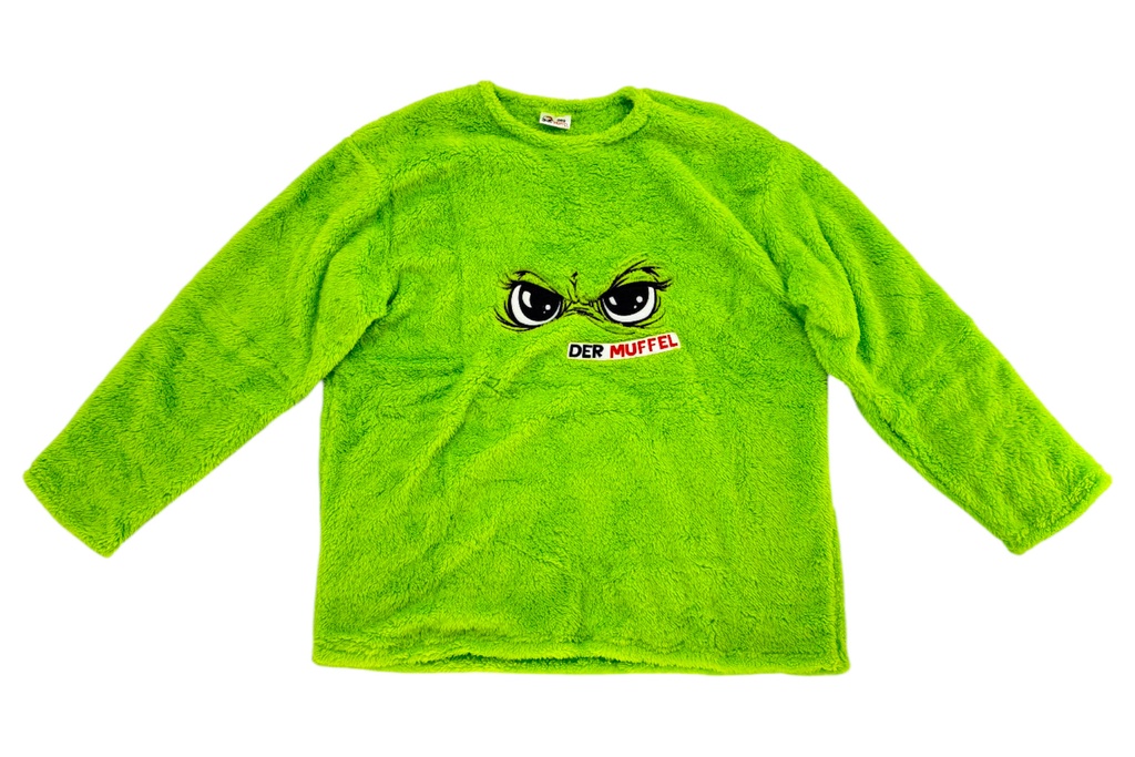 Kuschelpullover "Festtags-Muffel", 2 Designs, Kindergröße