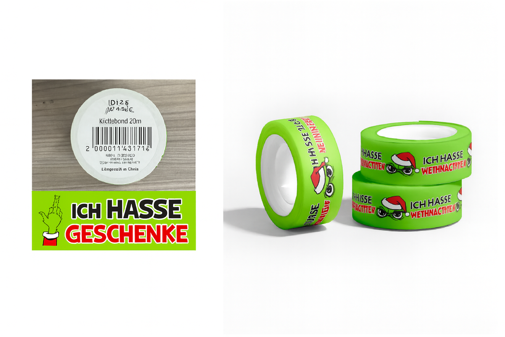 Paket- und Klebeband 20mx48mm "Festtags-Muffel"