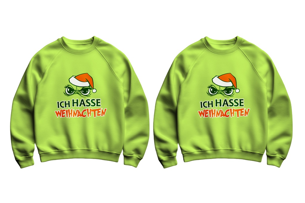 Sweatshirt "Festtagsmuffel", XS-XL, 2 Designs