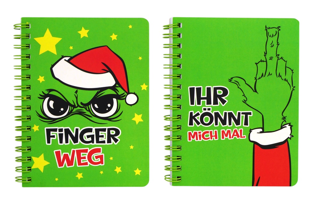 Notizbuch "Festtags-Muffel", 10,5x14cm, 60 Blatt