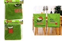 Deko-Stuhlhusse Festtags-Muffel 48 × 47 cm, 2 Designs | Lustige Anti-Weihnachten-Tischdeko für Weihnachtsmuffel & humorvolle Festtagstische
