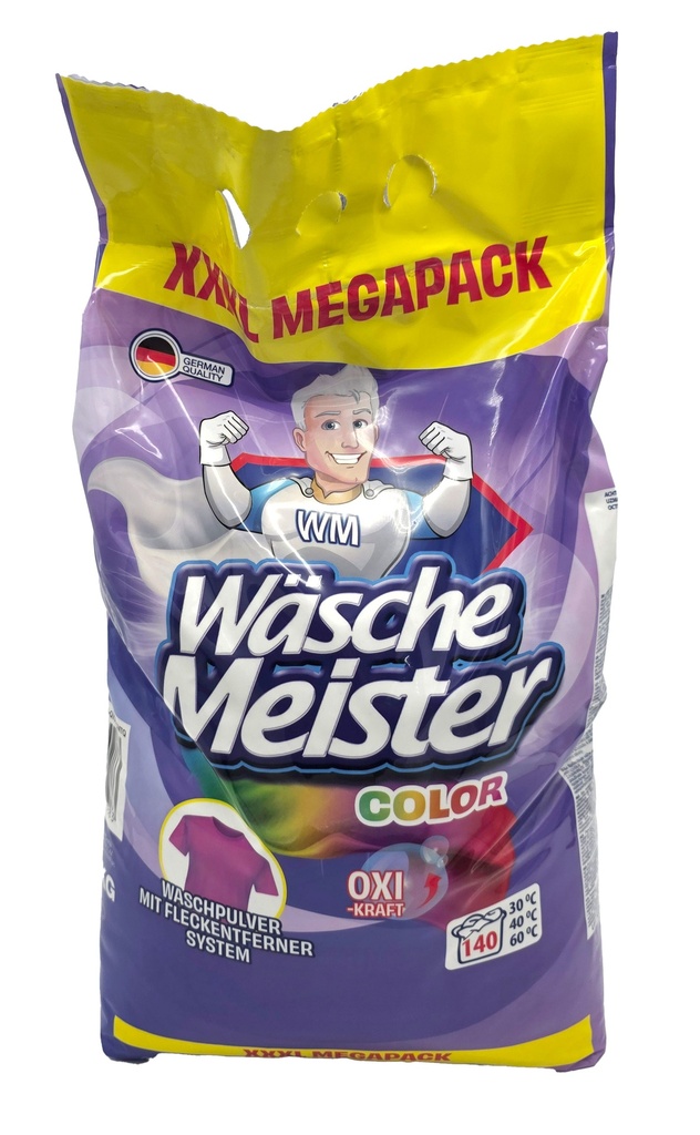 WäscheMeister C.G. Waschpulver 140WL im Beutel XXL 10,5kg Color