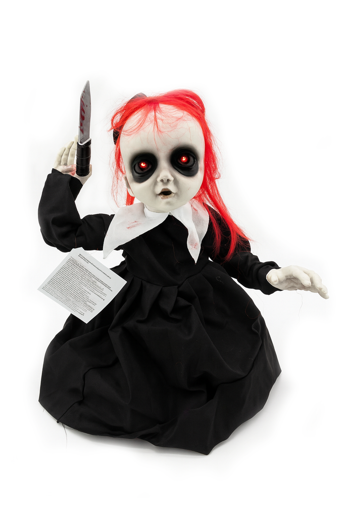 Deko Halloween "Pop up Girl", 75x40x53cm
