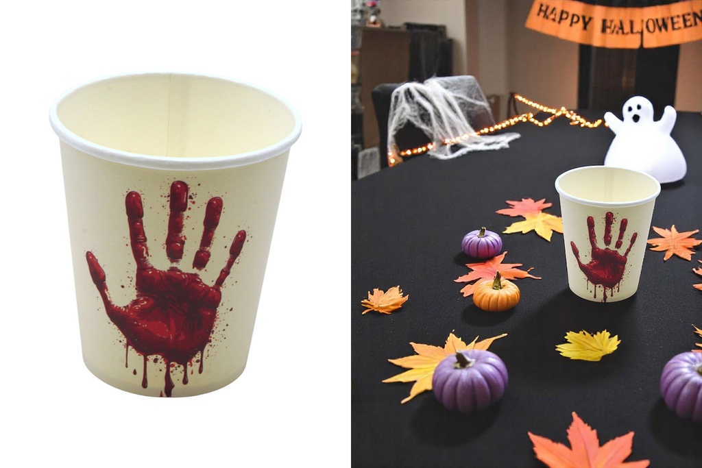Pappbecher "Halloween", 6er Set