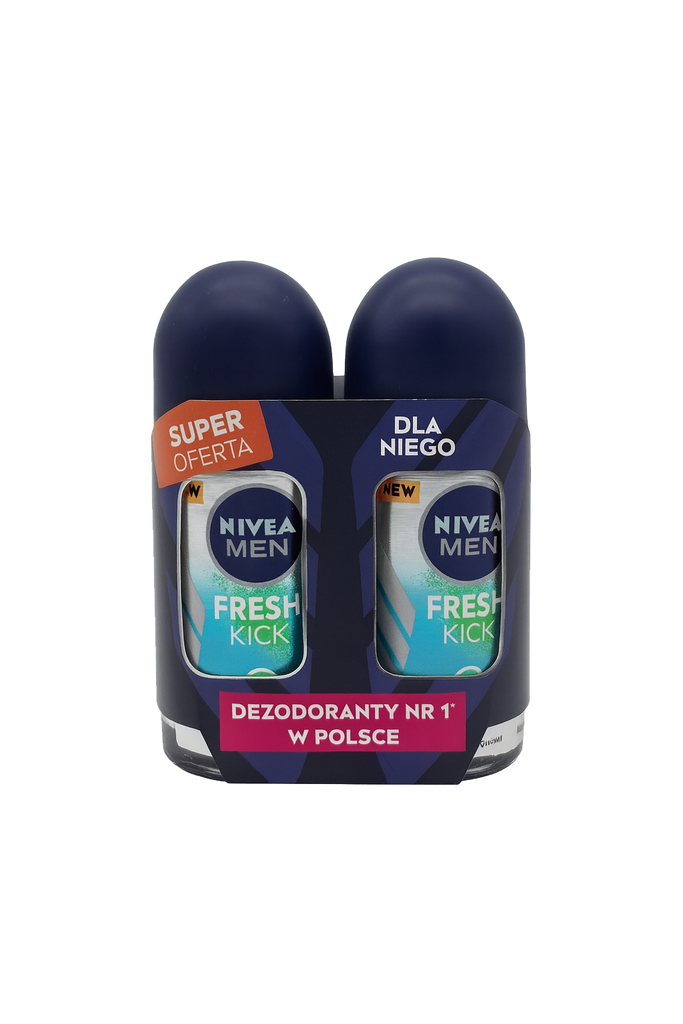 Nivea Deo Roll-On 2x50ml Fresh Kick Antiperspriant