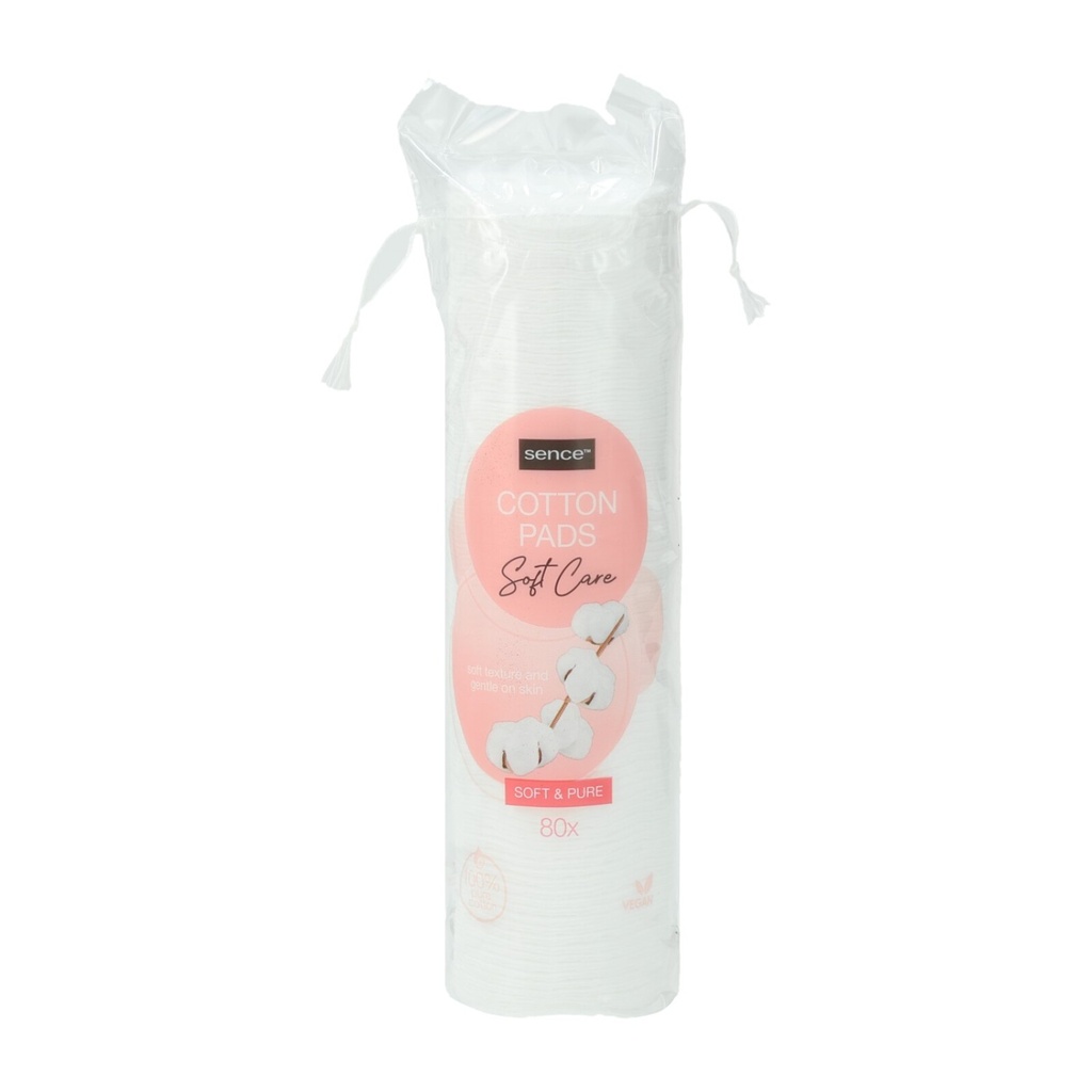 Sence Wattepads 80Stück Ultra Soft & Pure Basic