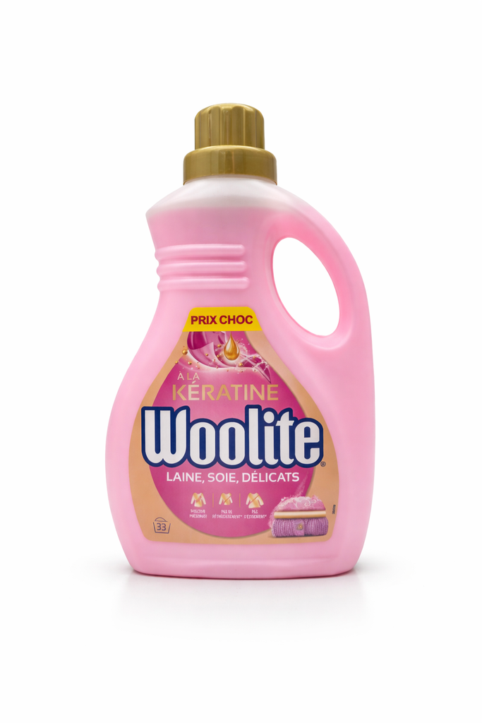 Woolite Feinwaschmittel Wolle & Seide mit Keratin 33WL 2Liter
