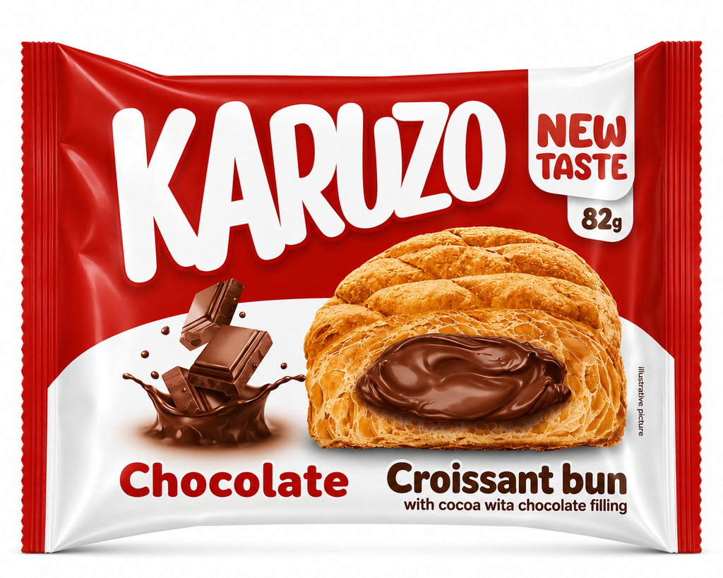 Karuzo Croissant 82g Chocolate Cream