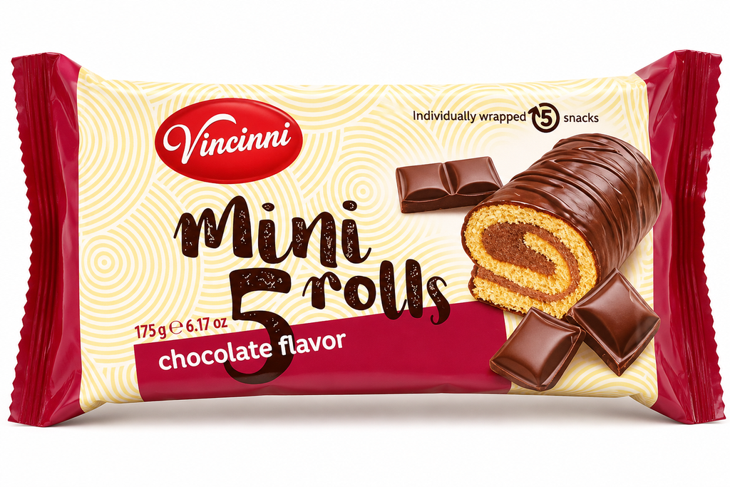 Mini Rolls 5er Pack 175g Choco