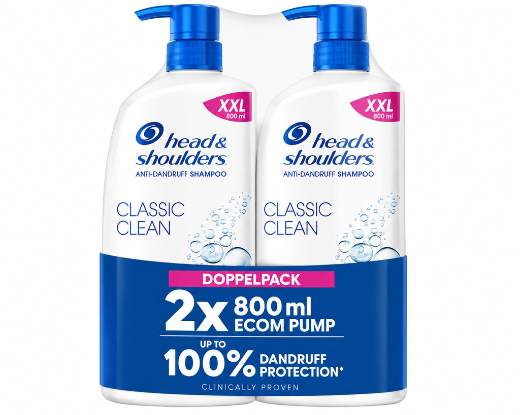 Head&Shoulders Anti-Schuppen-Shampoo Classic Clean 2x800 ml
