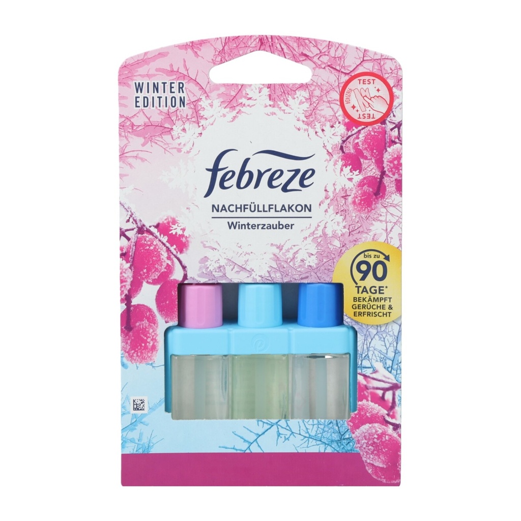 Febreze 3Volution Elektrischer Lufterfrischer Nachfüller 20ml Winter Magic