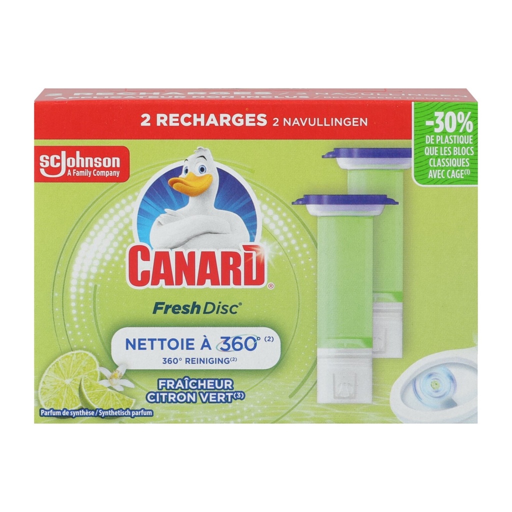 Canard (WC-ENTE) WC-Frische-Siegel 2x6Stück Lime Freshness (36ml)