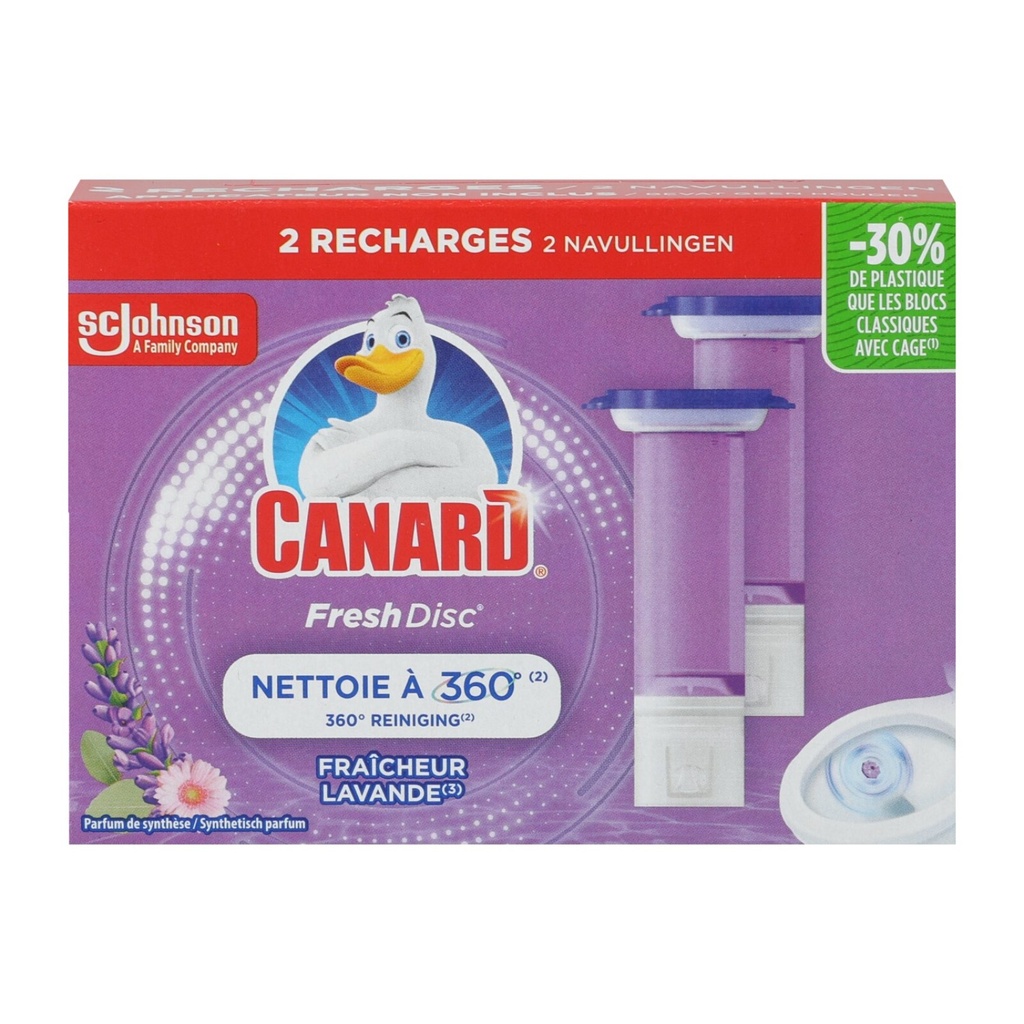 Canard (WC-ENTE) WC-Frische-Siegel 2x6Stück Lavender Freshness (2x36ml)