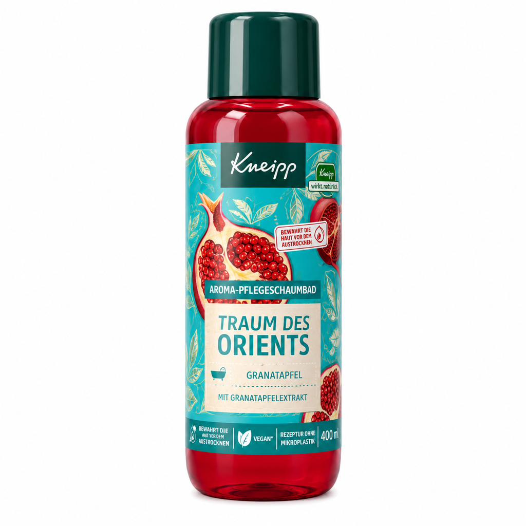Kneipp Aroma-Badeschaum Traum des Orients 400 ml mit orientalischem Wohlfühlduft