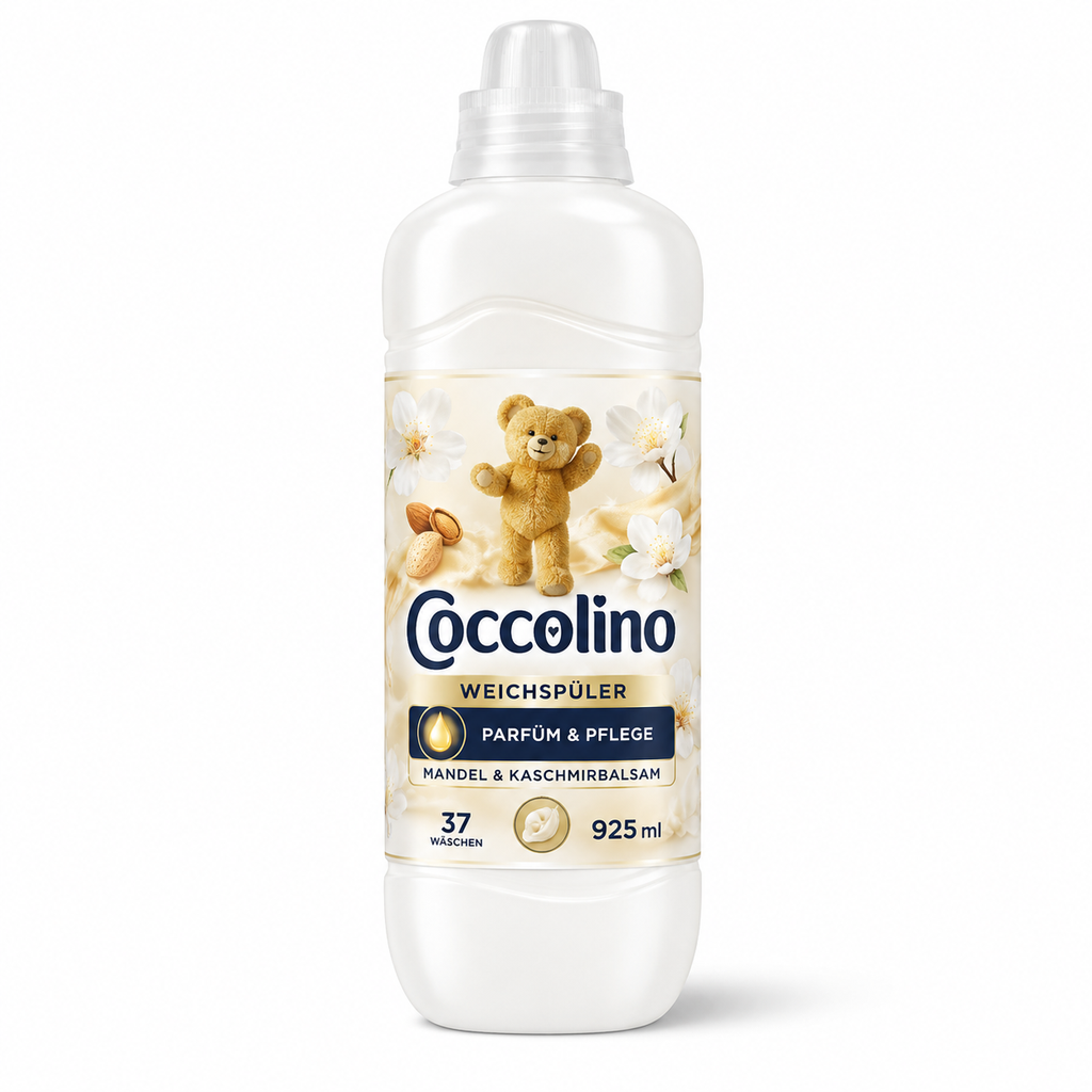 Coccolino Weichspüler Mandel & Kaschmirbalsam 925 ml für 37 Waschgänge mit warmem cremigem Wohlfühlduft