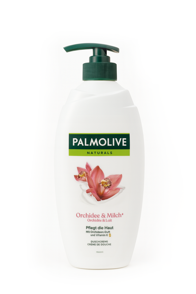 Palmolive Duschcreme Naturals Orchidee & Milch Pumpe Spender 750ml