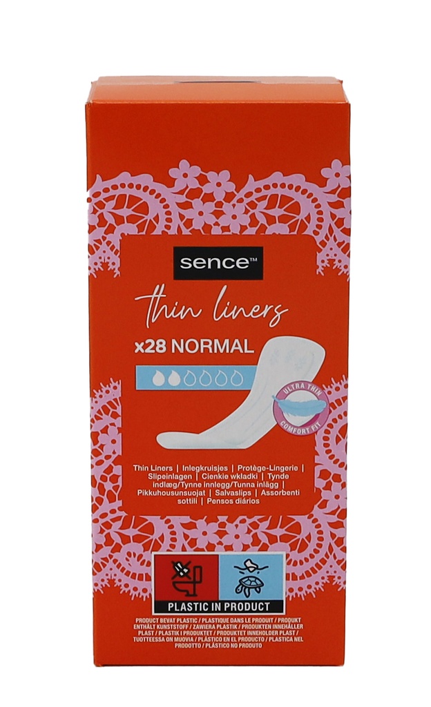 Sence Hygiene Slipeinlage 28 Stück Ultra Dünn normal
