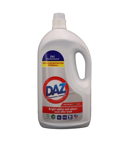 [14871] Daz Flüssigwaschmittel 4,05L Professional Whites&Colors 90WL
