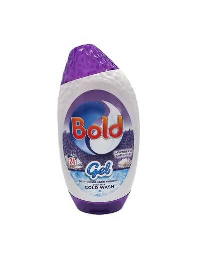 [15226] Bold =(Lenor) Waschmittel Gel SUPER Konzentrat Lavendel & Kamille 24WL